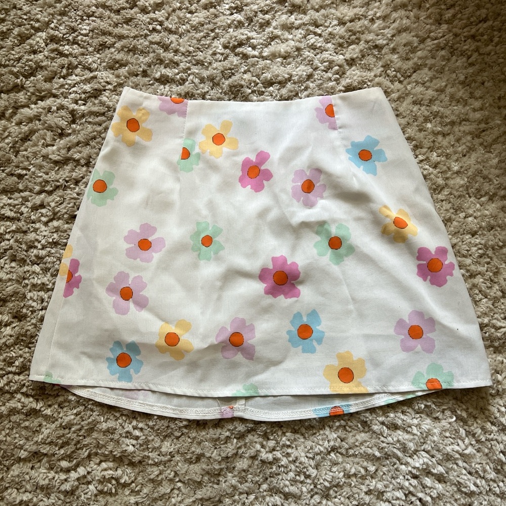 Princess Polly Multicolor Floral A-Line Skirt